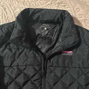 Simply Southern black puffer jacket
